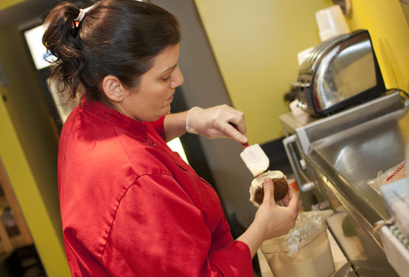 Vegan and raw foodist Anna Harouvis