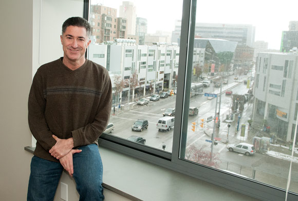 Developer Russell Berusch of the Euclid-115 building