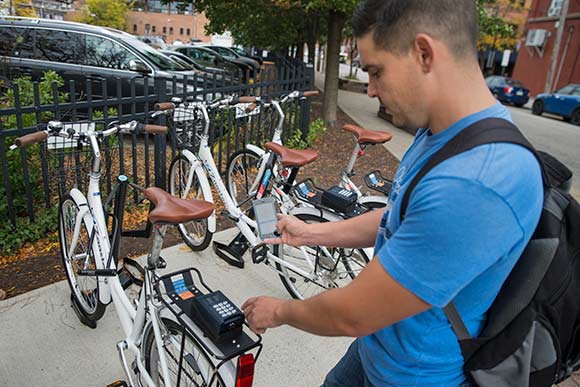 Enter the code on the lockbox keypad