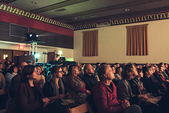 Film viewing at the Beachland Ballroom