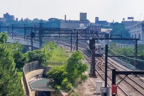 Looking out onto the viaduct where the RLG may land downtown