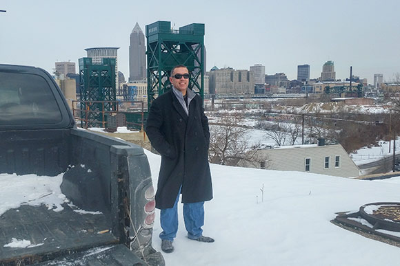 Dana Allender, Regional Manager for Zagster Bike Share, during a tour in February