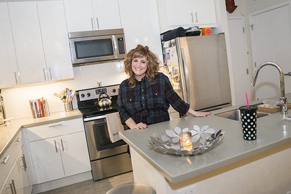 Christina Buccafurni in her kitchen at  The Fairmont Creamery