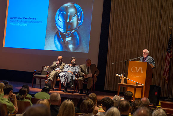 William Brouillard recieved the Award for Artistic Achievement at the CIA Prism ceremony