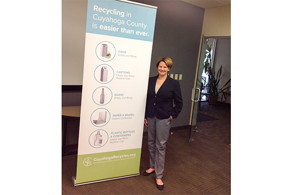 Diane Bickett, executive director of the Cuyahoga County Solid Waste District