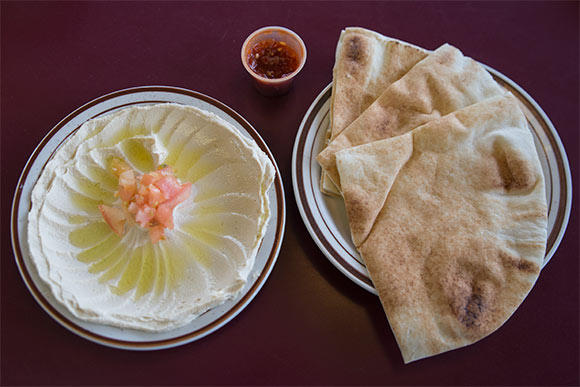 The House Hummus at Frank's Falafel