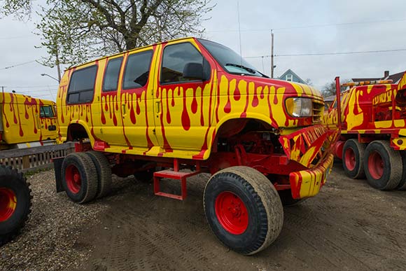 One of the vehicles in Tim Willis's fierce metal empire
