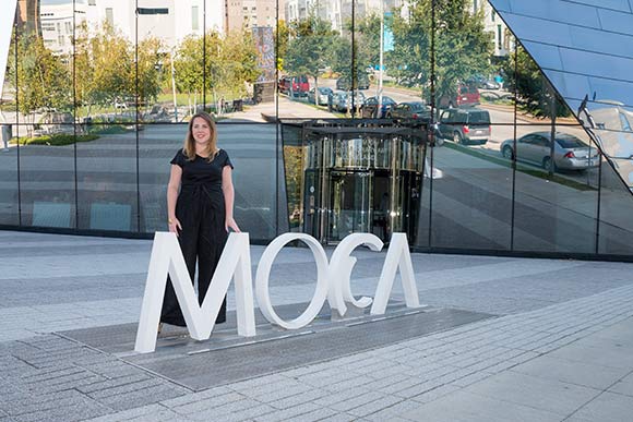MOCA Cleveland senior curator Andria Hickey