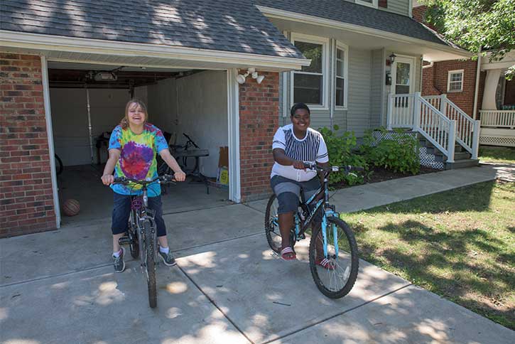 Ashley and Remi at Welcome House