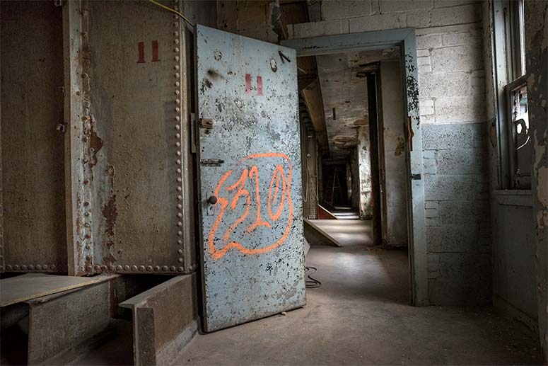 Below the swimming pool on the 11th floor