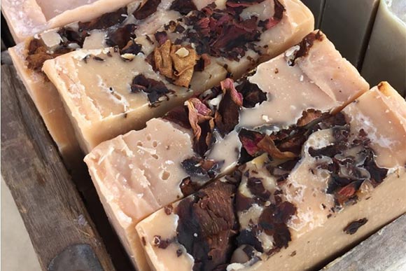 BARR's Bars Egyptian Geranium Rose Soap