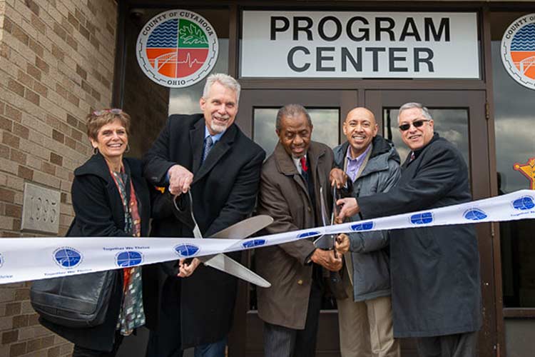Comprehensive Reentry Programming Center ribbon cutting ceremony
