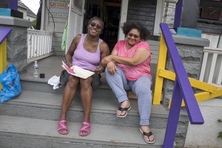 Lolita Wilson and Kole Robinson-Brooks of  Visit Arts Collective