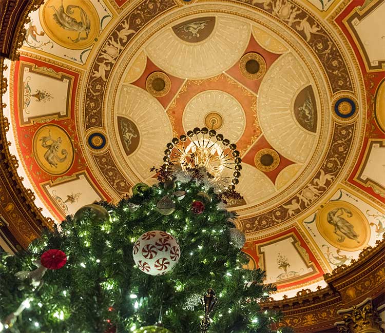 Cleveland Play House’s Festival of Trees in the Allen Theater Lobby