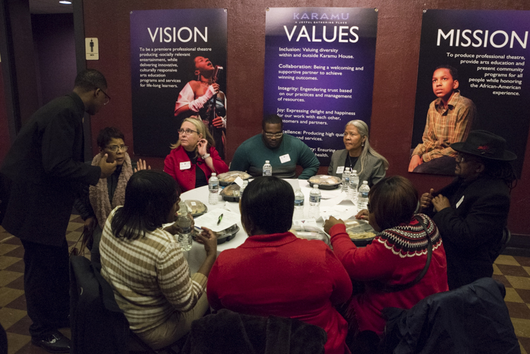 Break out groups at the Fairfax Commun