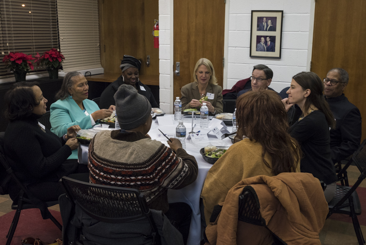 Break out groups at the Fairfax Commun
