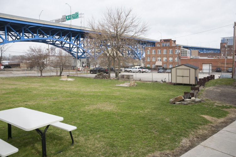 Outside recreation area Mural by at the Stella Maris Campus