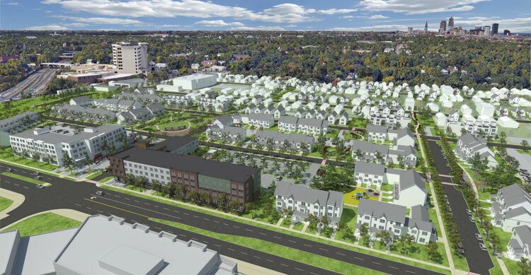 Innovation Square will put 500 new homes on land that was largely vacant before.