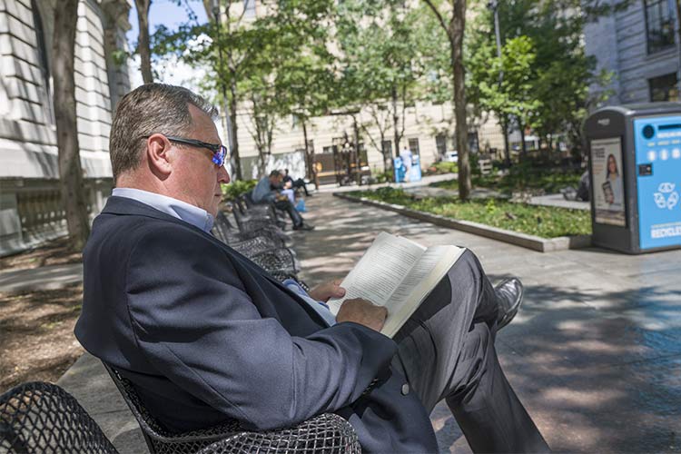 Eastman Reading Garden at the Cleveland Public Library Main Branch Downtown