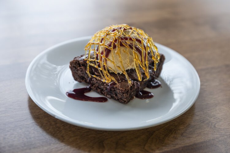 Yummy Cherry Chocolate Brownie at Foodhisattva.