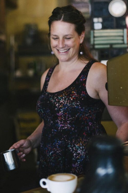 Owner of the Root Café Julie Hutchinson.