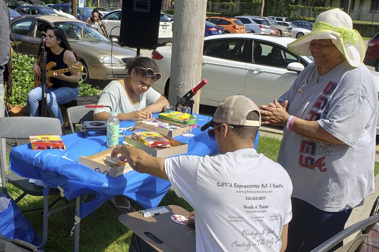 Cuyahoga Arts & Culture awarded CollectivExpress a $4,000 grant this year for its pop-up events.