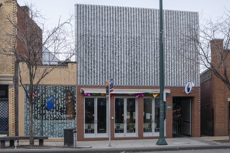 The Old City Grill building in Gordon Square now, with Blue Habanero.