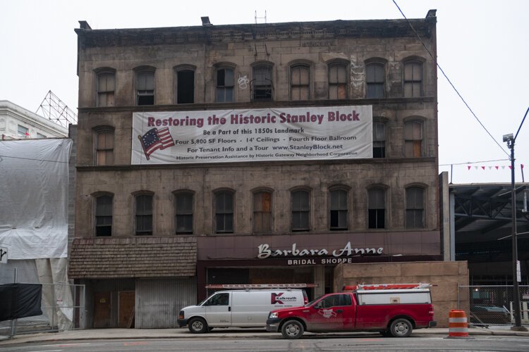 Building in the Historic Stanley Block downtown