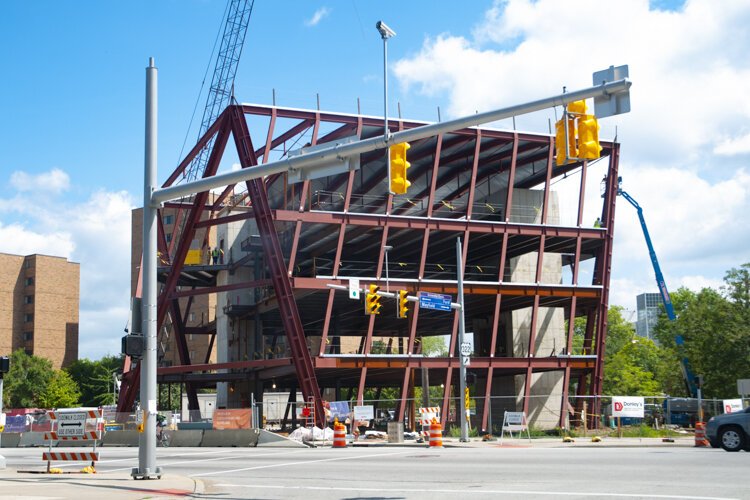 MOCA Cleveland under construction  in 2011