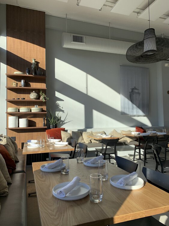 When Zhug went to reopen, after doing takeout and delivery only , there was anxiety about getting the dining room back to a functioning space.