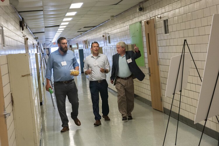 Inside MAGNET’s soon-to-be home at the corner of East 63rd Street and Chester Avenue, a former elementary school.