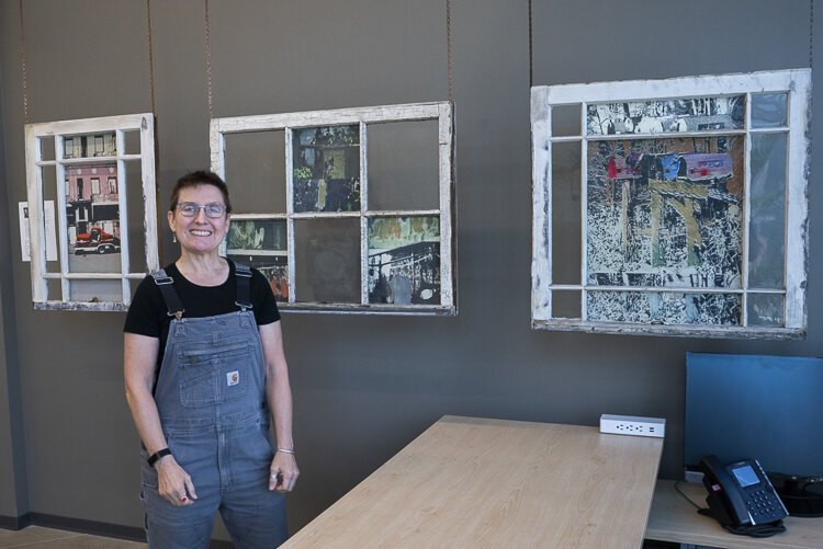 Artist Karen D. Beckwith at the LGBT Center of Greater Cleveland