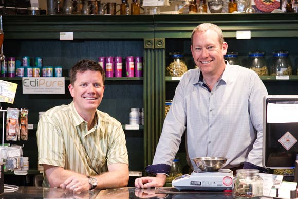 Tim Cullen and Ralph Morgan own two marijuana dispensaries in Denver: Colorado Harvest Company and Evergreen Apothecary.