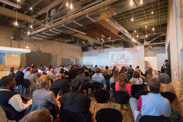 Packed house at the MOCAD for UIXDET