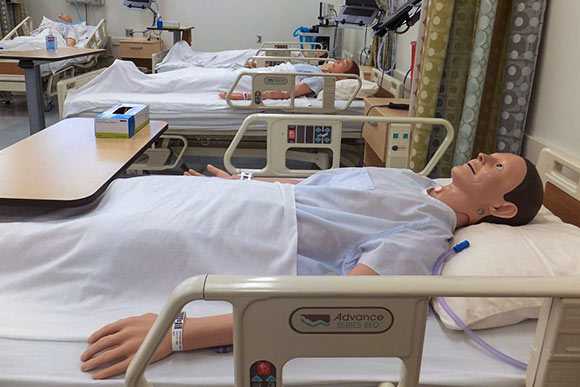 Mannequins used at Cleveland State University's new Center for Innovation in Medical Practices