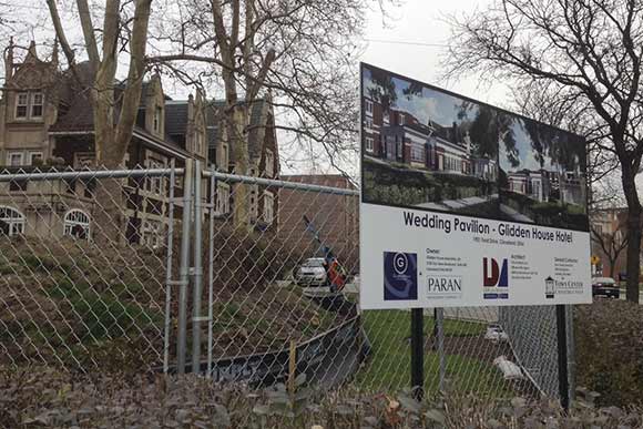 Glidden House construction