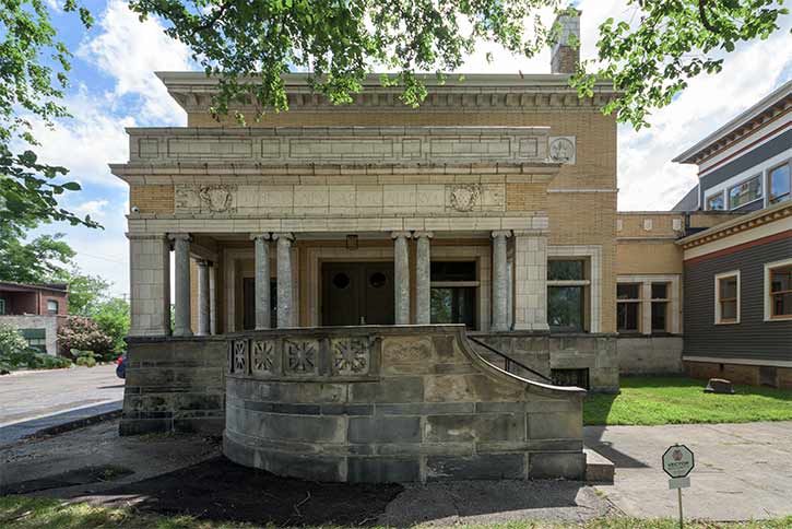 Olney mansion art gallery after restoration