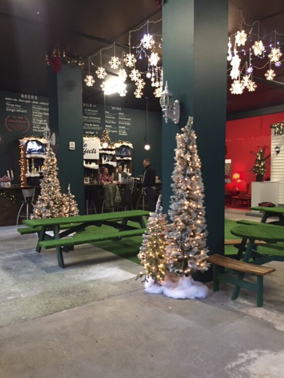 The pop-up bar is only open through New Year's Eve.