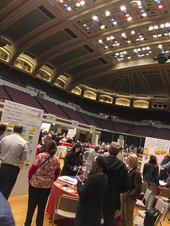 Cleveland Rising Summit  participants represented local governments, nonprofits, and the private sector.