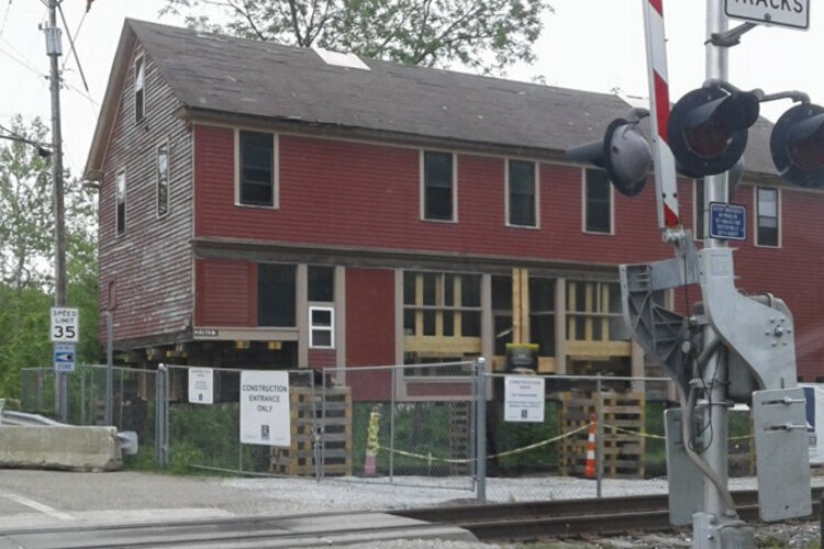 The Boston Mill Visitor Center before renovations.