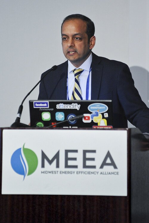 Anand Natarajan, energy manager of the Mayor’s Office of Sustainability of the city of Cleveland.
