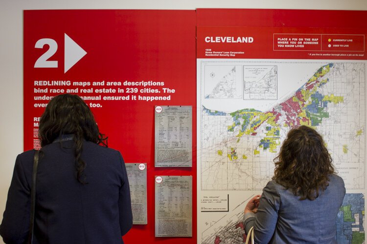 The facts are undeniable at the Undesign the Redline exhibit.