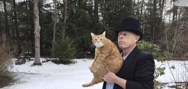 <span class="content-image-text">John Niedzialek with Casimir</span>