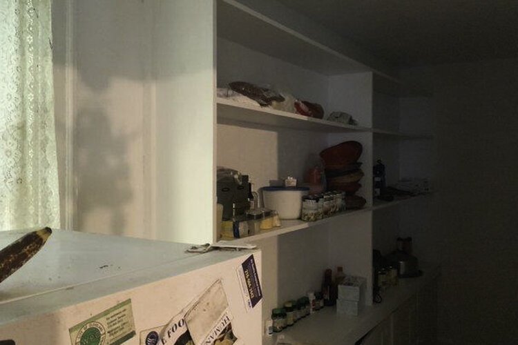 An after shot example of a house interior in need of repair in Cuyahoga County.