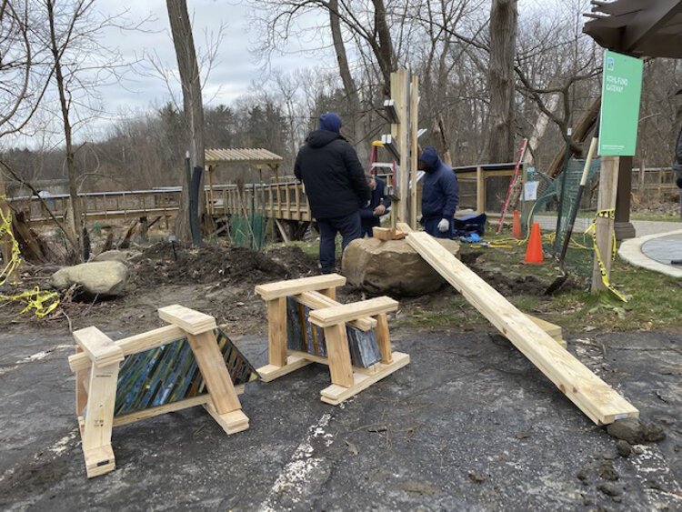 Erik Neff Art Installation at Nature Center at Shaker Lakes