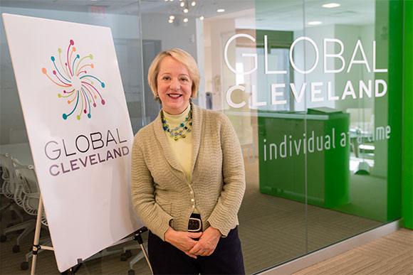 Joy Roller, president of Global Cleveland