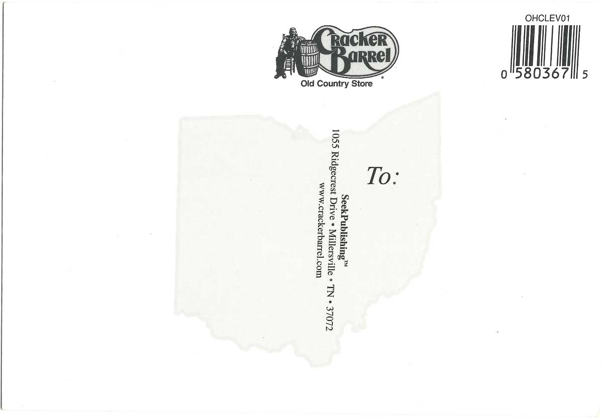 Greetings from Cleveland Ohio (ca 2010s), back