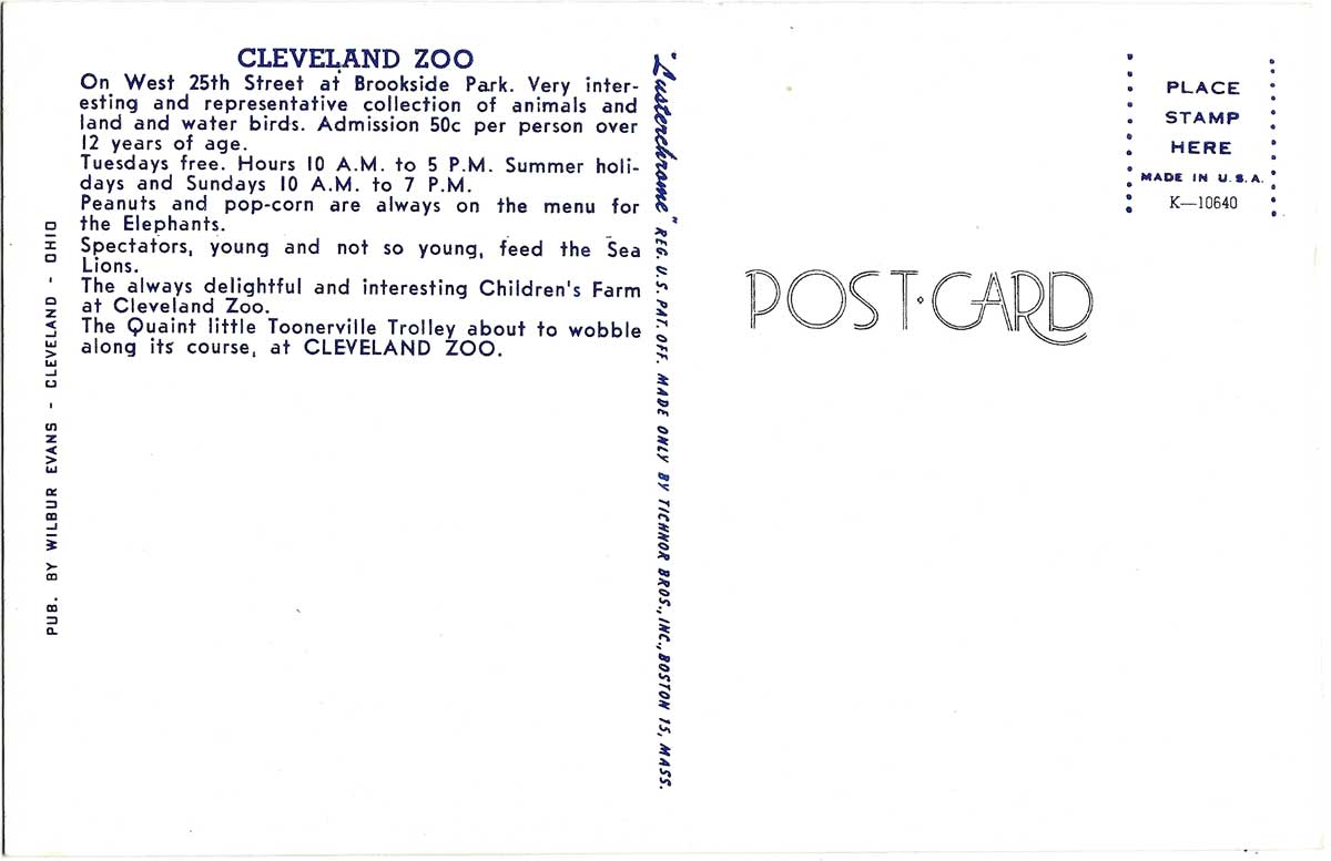 Greetings from Cleveland Ohio (ca mid-1970s), back
