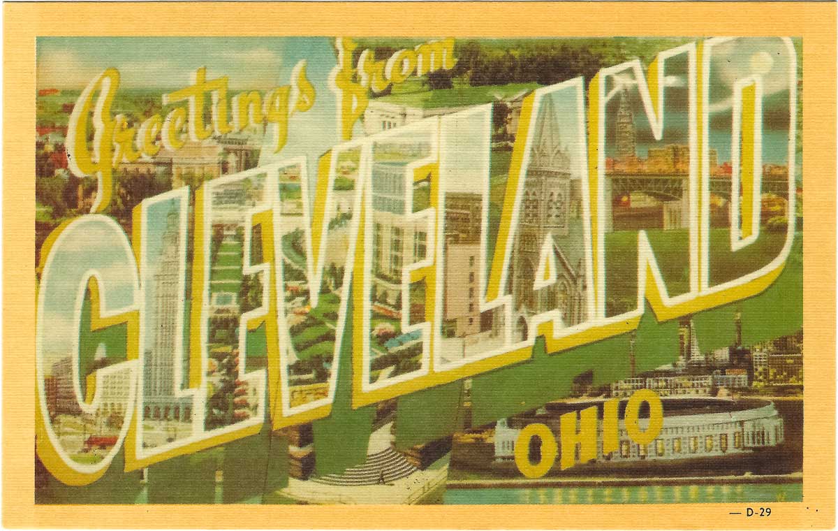 Greetings from Cleveland Ohio (ca. 1950)