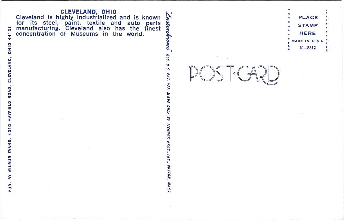 Howdy from Cleveland Ohio (ca 1940s), back